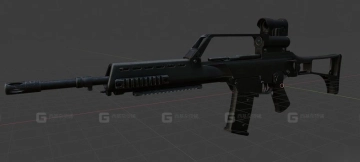 自动步枪-G36A2 3D model