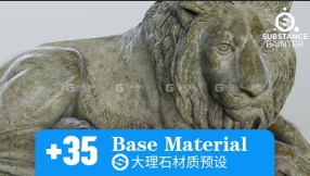Substance大理石材质预设 Gumroad – Marble Pack 35+ Smart Materials By Marco Tomaselli