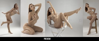 130张女性角色Pinup姿势参考图片