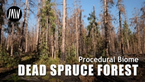 【UE5.6】MW 枯死云杉森林树木生物群系  MW Dead Spruce Forest Trees Biome