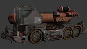 加油车 - Fuel Truck 3D model-170