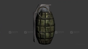 手榴弹3D模型-34 - Granate 3D model-34