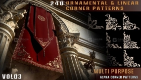 3200多种各类无缝可平铺装饰图案合集包