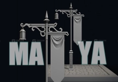 【原神蒙德城路灯】maya之游戏场景原神蒙德城路灯制作，全程无倍速，各种细节以及中高模制作，教你还原游戏里模型制作