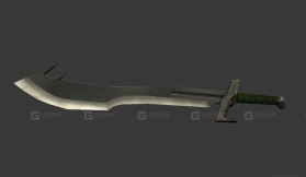 砍刀 3D模型-7 - Machete 3D model-7