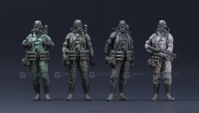 末日生化角色武器模型+绑定 Apocalypse collection Characters