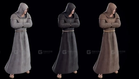 【UE】中世纪僧侣  Medieval Monk