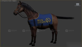 棕色马 Horse brown 20