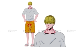 穿家居服的动漫男孩（凯恩）-Anime Boy In Home Fit (Kain)
