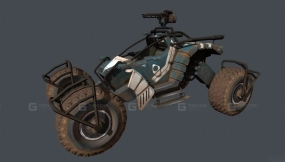 矿工全地形车 - Miner All-Terrain Vehicle 3D model-30