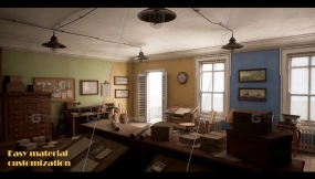 【UE】1940年代废弃模块化办公室 1940's Abandoned Office (Modular)