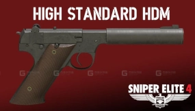 高标HDM手枪 - High Standard HDM pistol 3D model-28
