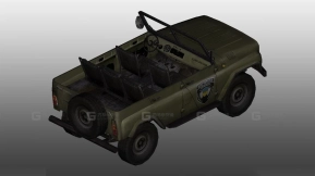 UAZ车（乌兹别克） - Uaz (Уазик) 3D model-41