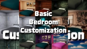 基础卧室场景模型 Basic Bedroom