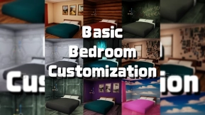 基础卧室场景模型 Basic Bedroom