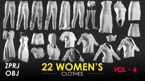 22套女性服装-第4卷-精彩-CLO 22 Women's Clothes - VOL 4 - Marvelous - CLO