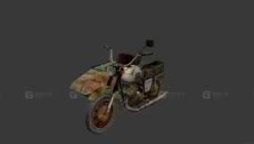 木星-3 摩托车 - Motorcycle Jupiter-3 3D model-14