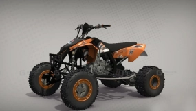 爆发 450FX - Burst 450FX 3D model-84