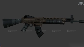 《僵尸世界大战》突击步枪-Assault rifle from World War Z 3D model