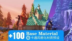 Substance卡通风格化材质预设 Substance Source Stylized Art A Starter Kit of 100 Materials