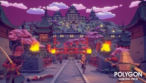 【UE】POLYGON - 武士套装  POLYGON - Samurai Pack