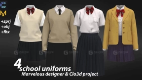 JK校服制服基础模型