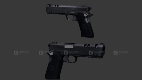 基础手枪 - Basic Pistol 3D model-30