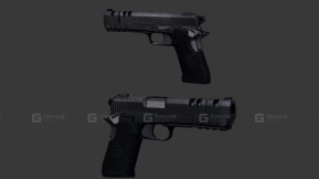 基础手枪 - Basic Pistol 3D model-30