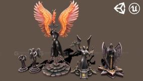 【UE】黑暗雕像  Dark Statues
