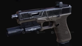 战术格洛克19 - Tactical Glock 19 3D model-3
