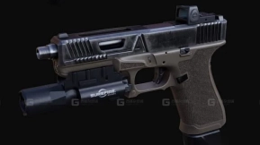 战术格洛克19 - Tactical Glock 19 3D model-3
