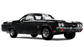 1970款雪佛兰El Camino SS 454 - Chevrolet El Camino SS 454 1970 3D model-47