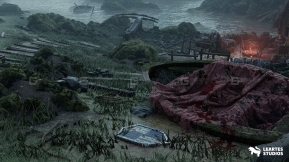 【UE】灾后中世纪村庄环境+终极关卡艺术工具 The Aftermath Environment(Medieval Village)+ULAT