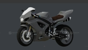 街车组装套件 - Street Bike Construction Kit 3D model-11