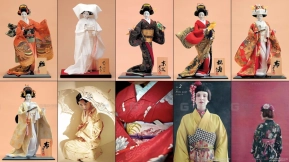 和服日系风服饰动漫参考素材 kimono Japanese style costume anime reference
