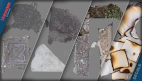 【UE】地面贴花 第三卷  Floor Decals Vol. 3