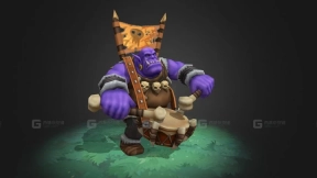 兽人鼓手动画角色 - Orc Drummer