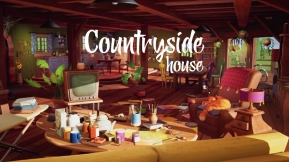 【UE】风格化乡村房屋室内（风格化乡村住宅室内）  Stylized Countryside House Interior ( Stylized Stylised House Country Interior )