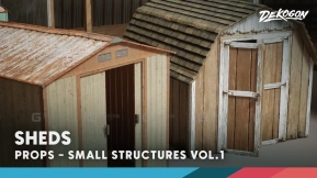 【UE】小型结构集 第一卷 [低多边形]  Small Structures VOL.1 [ Low Poly ]