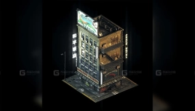 旧酒店建筑  Hotel Building Old