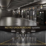 场景：地铁地下-Scene- Metro Underground