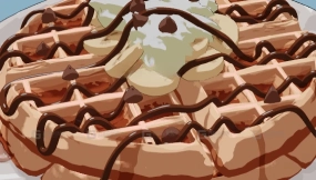 2D浮世绘风格建模点心 2D Ukiyo-e Style Modeling Dessert