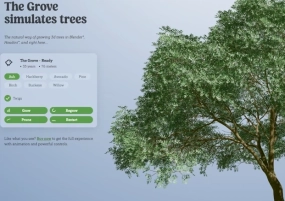 F12发布适用于Blender和Houdini的The Grove 2.3