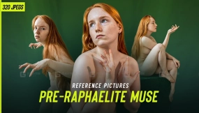 320张女性pose前拉斐尔缪斯参考图片 320 Pre-Raphaelite Muse Reference Pictures