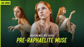 320张女性pose前拉斐尔缪斯参考图片 320 Pre-Raphaelite Muse Reference Pictures
