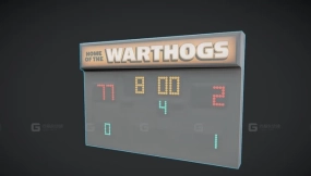 HSG 记分牌 PBR游戏就绪 HSG - Scoreboard - PBR Game Ready