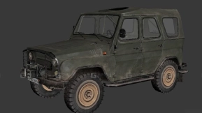 乌兹 - UAZ 3D model-49
