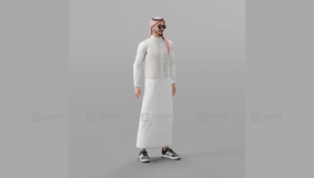 会说话的绑定阿拉伯男子 Talking Rigged Arab Man