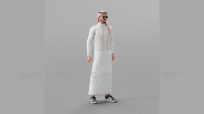 会说话的绑定阿拉伯男子 Talking Rigged Arab Man