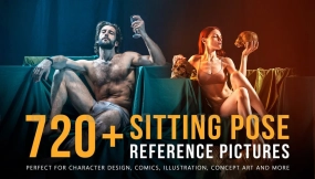 720+坐姿参考图片 720+ Sitting Pose Reference Pictures